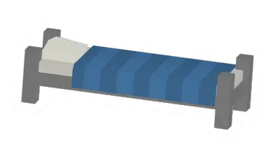 Unturned Blue Cot barricade icon
