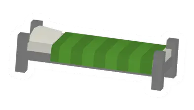 Unturned Green Cot barricade icon