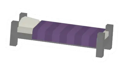 Unturned Purple Cot barricade icon