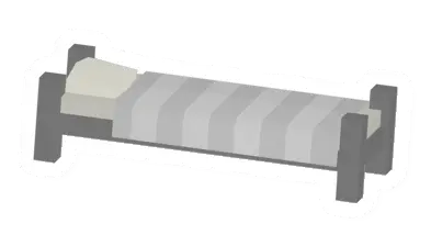 Unturned White Cot barricade icon