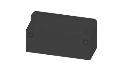 Unturned Black Couch barricade icon