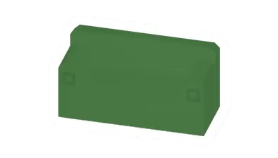 Unturned Green Couch barricade icon