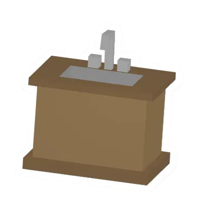 Unturned Pine Counter Sink tank icon