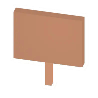 Unturned Maple Sign barricade icon
