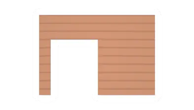 Unturned Offset Maple Plank Doorway barricade icon