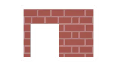 Unturned Offset Brick Doorway barricade icon