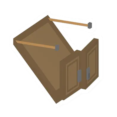 Unturned Lockable Pine Drawbridge barricade icon