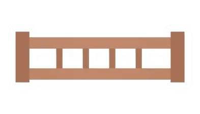 Unturned Maple Log Railing barricade icon