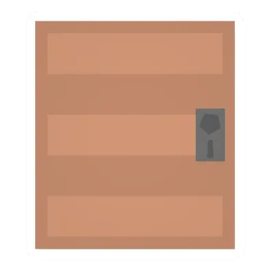 Unturned Fancy Maple Door barricade icon