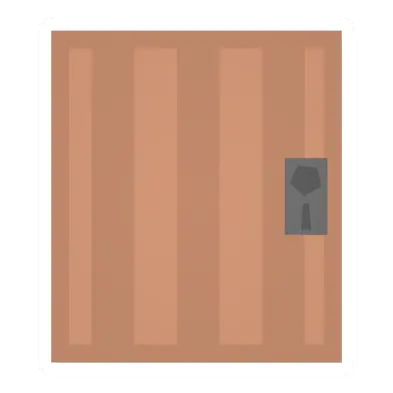 Unturned Fancy Maple Door barricade icon