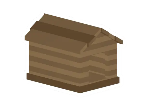 Unturned Pine Dog House barricade icon