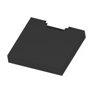 Unturned Black Crop Top clothing icon