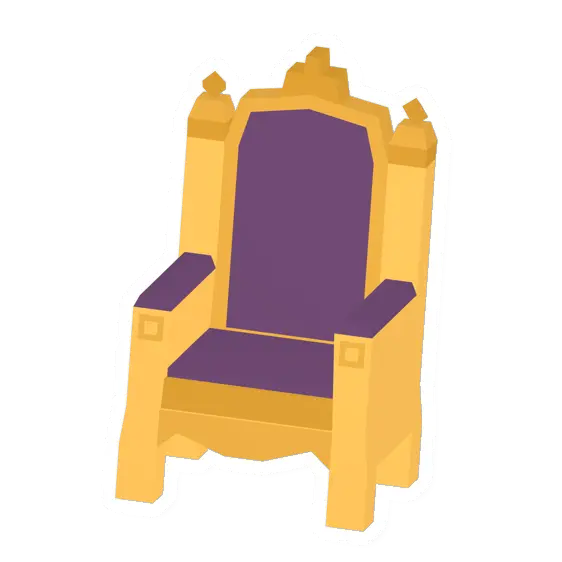 Unturned Purple Throne barricade icon