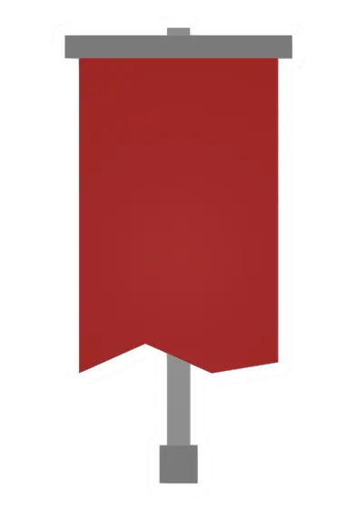 Unturned Red Claim Banner barricade icon