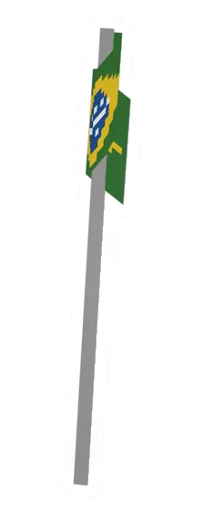 Unturned Brazillian Claim Flag barricade icon