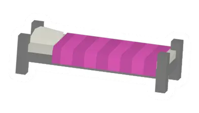 Unturned Pink Cot barricade icon