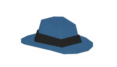 Unturned Blue Fedora item icon