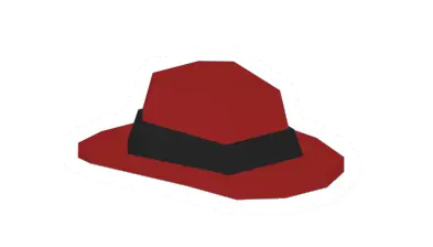 Unturned Red Fedora clothing icon