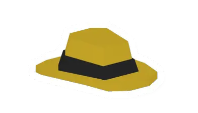 Unturned Yellow Fedora item icon