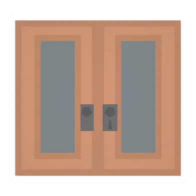 Unturned Fancy Maple Doubledoor barricade icon