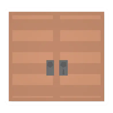 Unturned Fancy Maple Doubledoor barricade icon