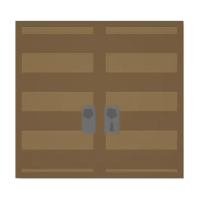 Unturned Fancy Pine Doubledoor barricade icon