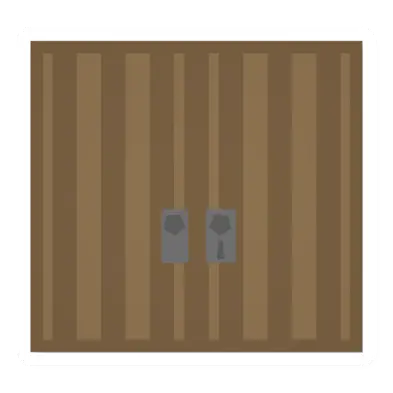 Unturned Fancy Pine Doubledoor barricade icon