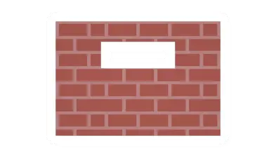 Unturned Offset Brick Horizontal Window barricade icon