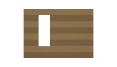 Unturned Offset Pine Log Vertical Window barricade icon