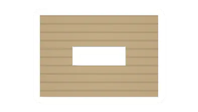 Unturned Offset Eucalyptus Plank Horizontal Window barricade icon