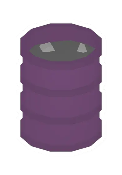 Unturned Purple Flaming Barrel barricade icon