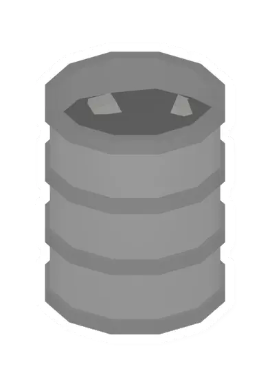 Unturned White Flaming Barrel barricade icon