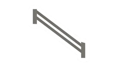 Unturned Reinforced Ramp Railing barricade icon