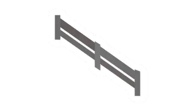 Unturned Metal Ramp Railing barricade icon