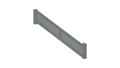 Unturned Reinforced Ramp Railing w/ Glass barricade icon
