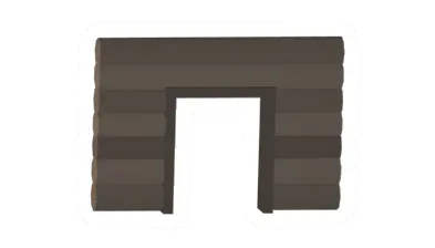 Unturned Wooden Doorway barricade icon