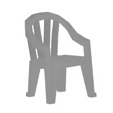 Unturned Plastic Chair barricade icon