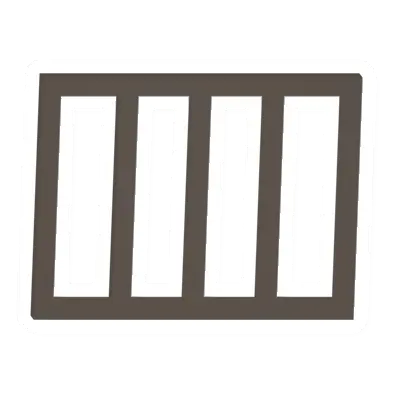 Unturned Wooden Bars barricade icon