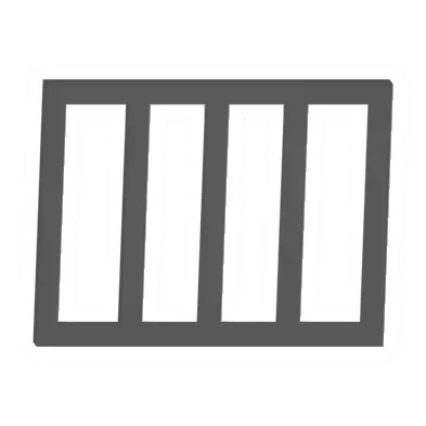 Unturned Metal Bars barricade icon