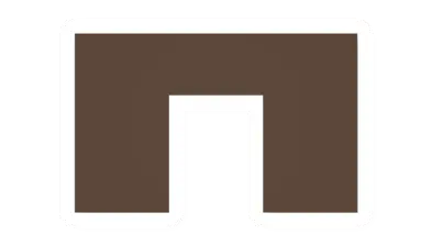 Unturned Pine Doorframe barricade icon