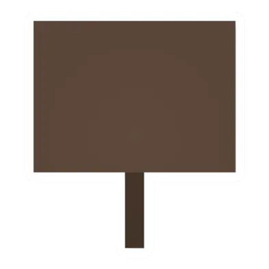 Unturned Pine Sign barricade icon