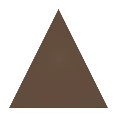 Unturned Triangular Maple Floor barricade icon