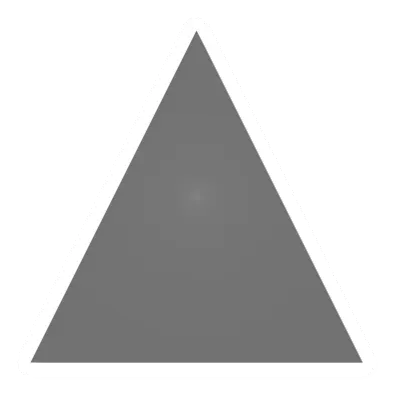 Unturned Triangular Metal Roof barricade icon