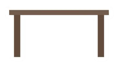 Unturned Maple Rectangular Table barricade icon