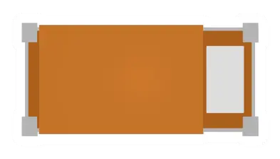 Unturned Orange Cot barricade icon