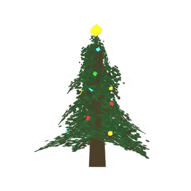 Unturned Christmas Tree barricade icon