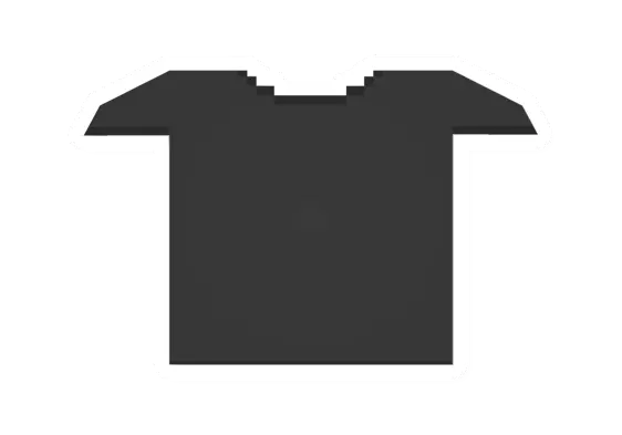 Unturned Black T-Shirt clothing icon