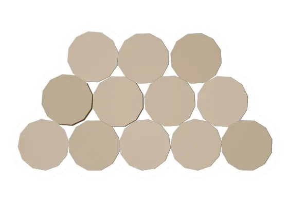 Unturned Stacked Maple Logs barricade icon