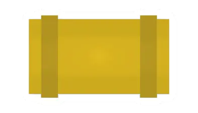 Unturned Yellow Bedroll barricade icon