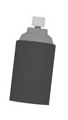 Black Spray Can